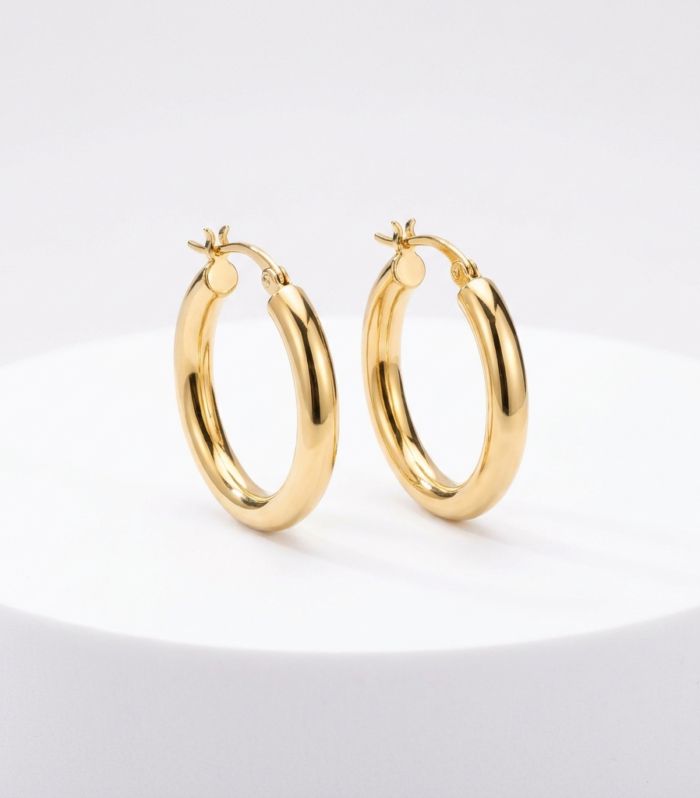 Gold Hoop Earrings
